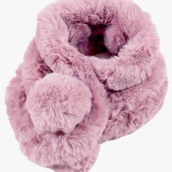 New PINK WINTER COAT, FAUX FURRY MITTENS, GLOVES & SCARF * ALL NEW! - Picture 6 of 11